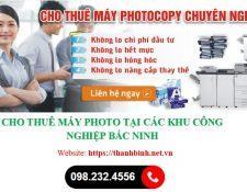 Cho thuê máy photocopy tại khu công nghiệp (KCN) Bắc Ninh