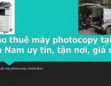 Cho thuê máy photocopy tại Hà Nam uy tín, tận nơi, giá rẻ